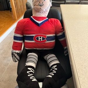 NHL Red and Blue Hockey big Plush Figure les canadiens de Montreal